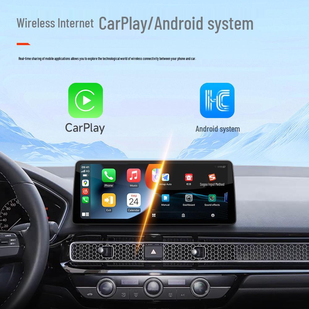 12,3-дюймовый навигационный дисплей Honda Civic с интеграцией CarPlay