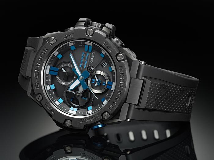 Casio Мужские кварцевые часы из нержавеющей стали 200M водостойкие, ударопрочные GST-B100BNR-1A