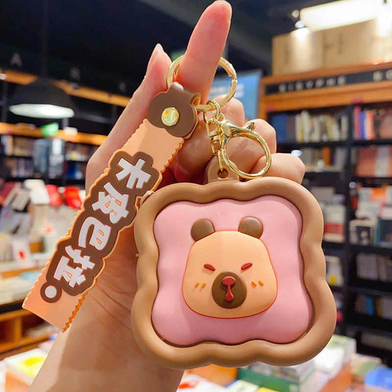 Кавайная капибара кошелек для монет мультяшный забавный аква дельфин брелок мини-сумка кулон креативная сумка для хранения наушников