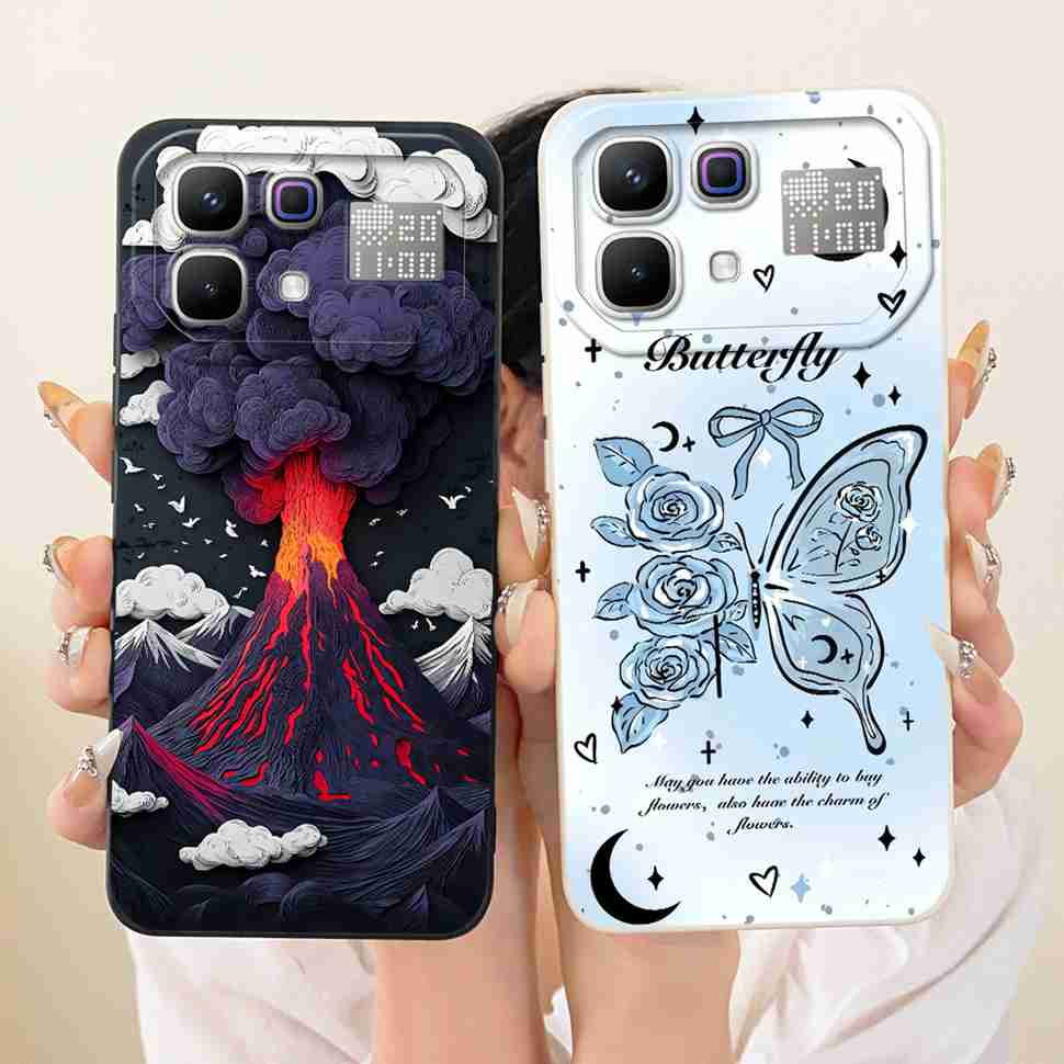 New For Infinix Note 60 Pro 5G X6878 Case Paint Cat Flowers Silicone Cover For Infinix Note 60 5G 6.78" X6879 Phone Cases Bumper