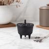 Mini Cast Iron Incense Burner Tripod Heat Resistance Cast Iron Incense Censer  Chinese Style