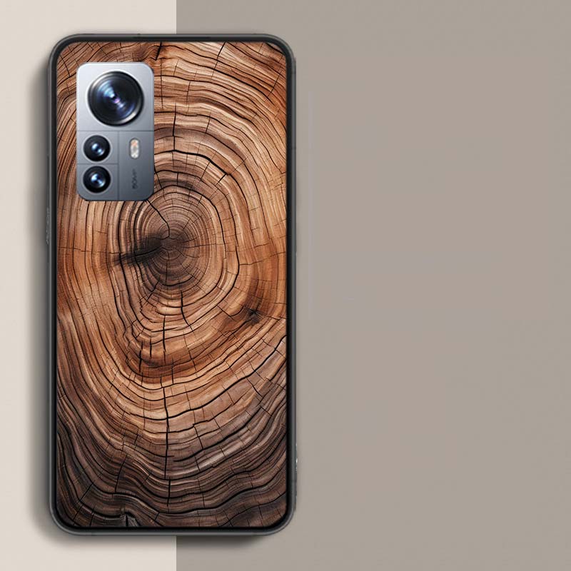 Чехол для телефона с текстурой дерева для Redmi Note 13 Pro Plus 14 Pro+ 12S 12 11S 11T 11E 11 10S 10 9S 9 Xiaomi Capa TPU