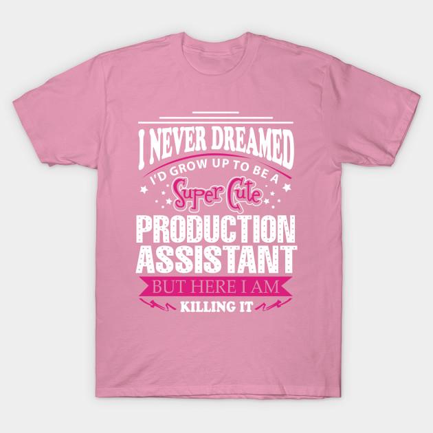 T Shirt Women Production Assistant Harajuku Print Kawaii Tshirt Summer Short Sleeve Female T-Shirt Top Tee