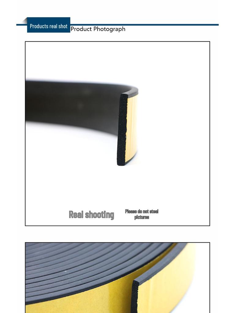 EPDM Self-Adhesive Foamed Rubber Sealing Strip for Distribution Box Cabinets