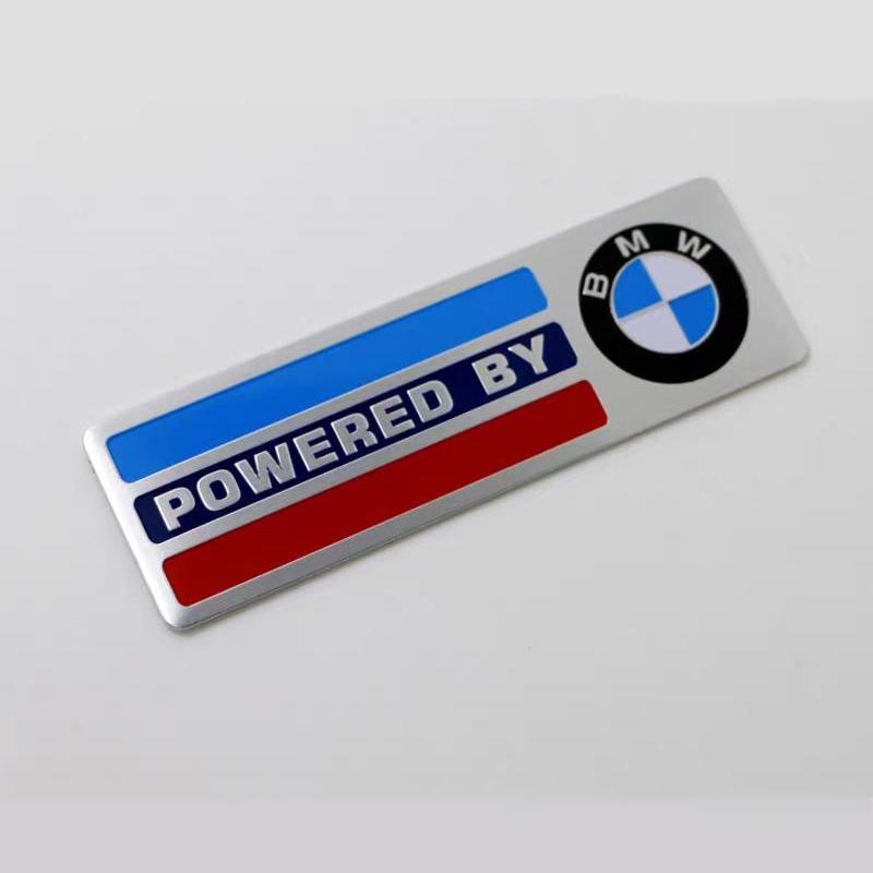 BAD1 Car Styling Emblem Aluminum Alloy Car Fender Trunk Badge Stickers For Bmw M E90 E60 F30 F10 E39 E36 F20 G30 G20 E87 E92 E91 X1 5 KF5