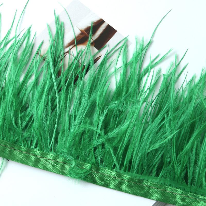 Платье из страусиных перьев 8-10 см, модное украшение, ткань с перьями и кисточками, аксессуары для одежды 