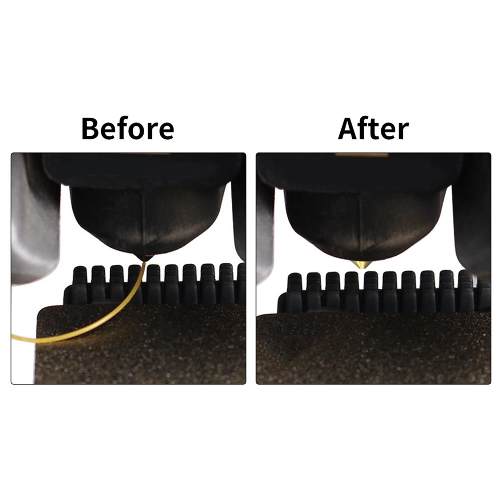 Премиальные силиконовые щетки для чистки сопел для мини-экструдера 3D-принтера Bambu Lab A1/A1, бережный и эффективный инструмент для чистки