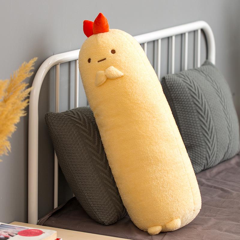 Новая мягкая игрушка Милый мультяшный San-X Sumikko Gurashi Плюшевая игрушка Креветка Длинное тело Темпура Подушка Подушка Детский Рождественский подарок