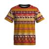 African Tribal Men's and Women's T-shirts, Ethnic Style 3D Printed Short Sleeved Shirts, Summer Clothing