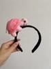 Cute Turtle Doll Plush Headband Wash Makeup Beach Vacation Hair Band Cartoon Animal Autumn Spring Headdress Hair Accessories