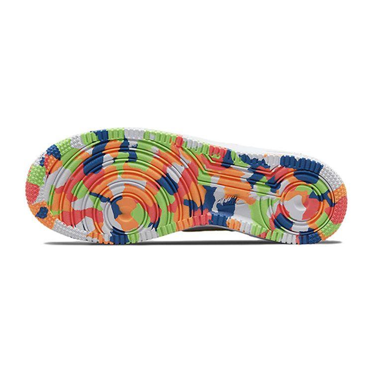 Nike Детские кроссовки Air Force 1 LV8 GS Drawing White Total-Orange DV1366-111