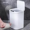 18L Touch-free Trash Cans Smart Knock Induction Trash Bin Automatic Garbage Can Infrared Motion