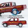 1:32 Hilux TUNDRA Литые металлические игрушечные машинки Модели Колесо Оттянуть Назад Миниатюрная машинка со светом и звуком Транспортные средства для Мальчиков Подарки на День Рождения