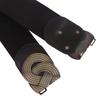 Vintage Elegant Wide Elastic Waistband Metal Buckle For Women Decoration Belts