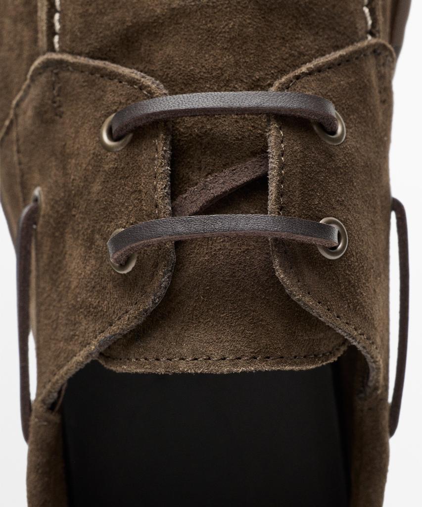 Massimo Dutti Soft Leather Boat Shoes