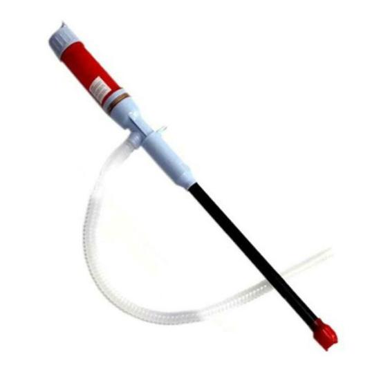 Portable Car Water Liquid Transfer Pump Hand Manual Gas Oil Siphon Hose Tool