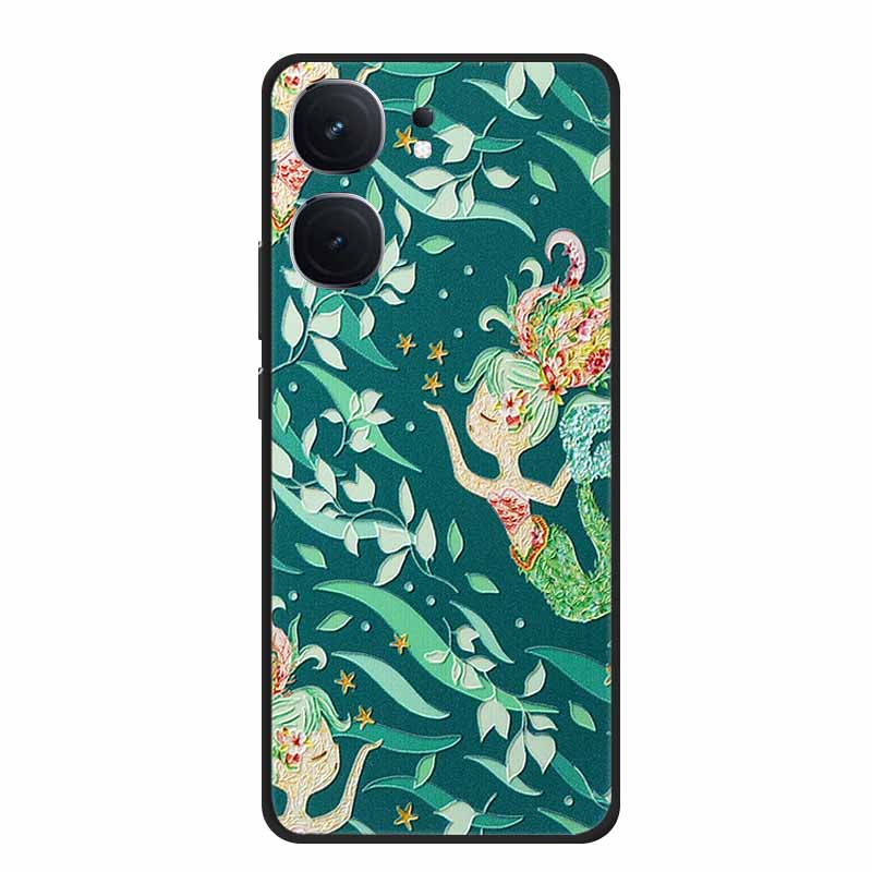 3D Emboss Case For Vivo iQOO Neo9s Pro Plus Phone Case Silicone Soft Coque For Vivo iQOO Neo9s Pro+ Back Cover Case 9 s Pro Plus