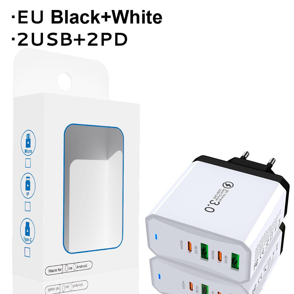 PD65W GaN Dual-Port Fast Charger for Computers & Tablets, EU Standard