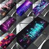 Cyberpunk Neon City Mouse Pad Gaming Anime Gamer Desk Mat Xxl Keyboard Pad Desktop Large Laptop Computer Table Surface Carpet