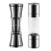 Перечница с видимым дизайном, пищевая, двухголовочная, регулируемая, легко моющаяся, ручная, из нержавеющей стали, для перца, соли, приправ