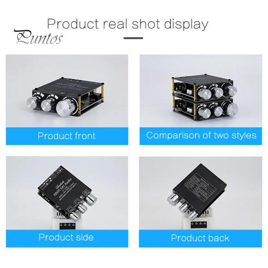 Bluetooth-совместимый модуль 5.0 TPA3116D2, плата усилителя мощности, 2x100 Вт, стерео цифровой усилитель мощности, модуль стерео, регулировка высоких и низких частот