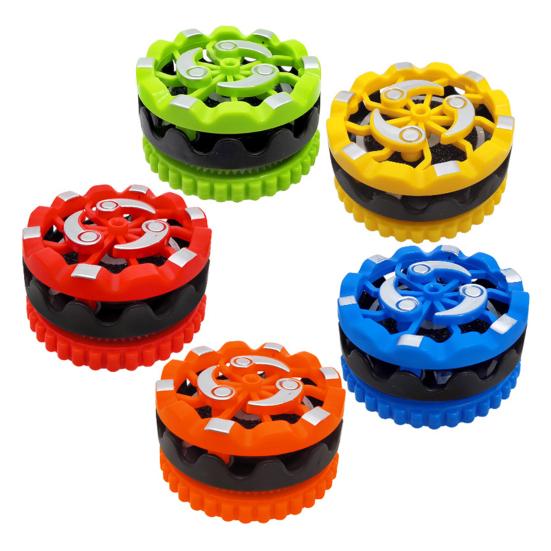 Светящийся волчок для снятия стресса, портативный, светящийся гироскоп, искры при столкновении, подсветка