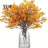 Elegant Artificial Sprays for Dining Realistic Flowers Autumn Home Decoration, Silk Floral Seasonal Fall Arrangements Branches Halloween Table