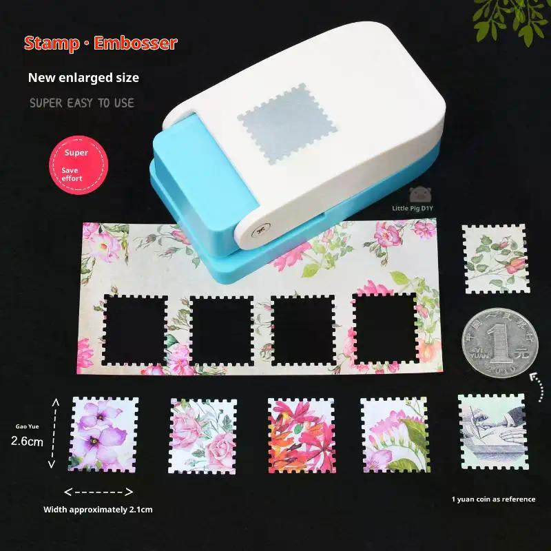 Прямоугольный штамп-пуансон рычажного действия для бумажного творчества, скрапбукинга, инструмент для пробивания различных материалов