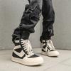 New Niche High Street High-top Men's Shoes Niche Retro Locomotive Sports and Leisure Board Shoes X170