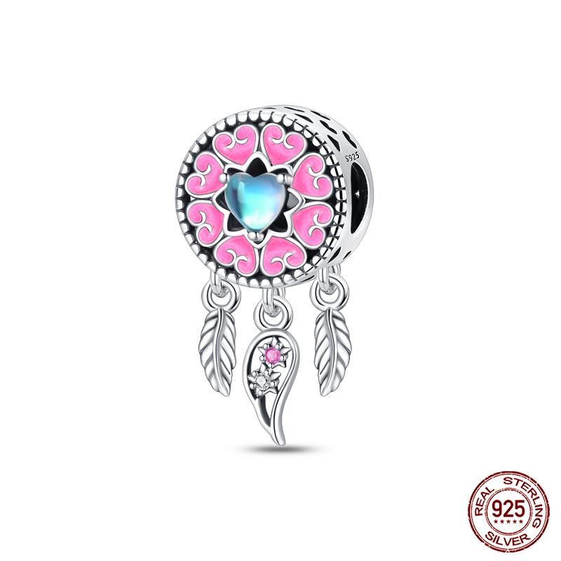 100% Медь Красивые Весенние Цветы Бабочка Светлячок Шармы Бусины Подходят для Оригинальных Браслетов Qikaola DIY Ювелирные Изделия