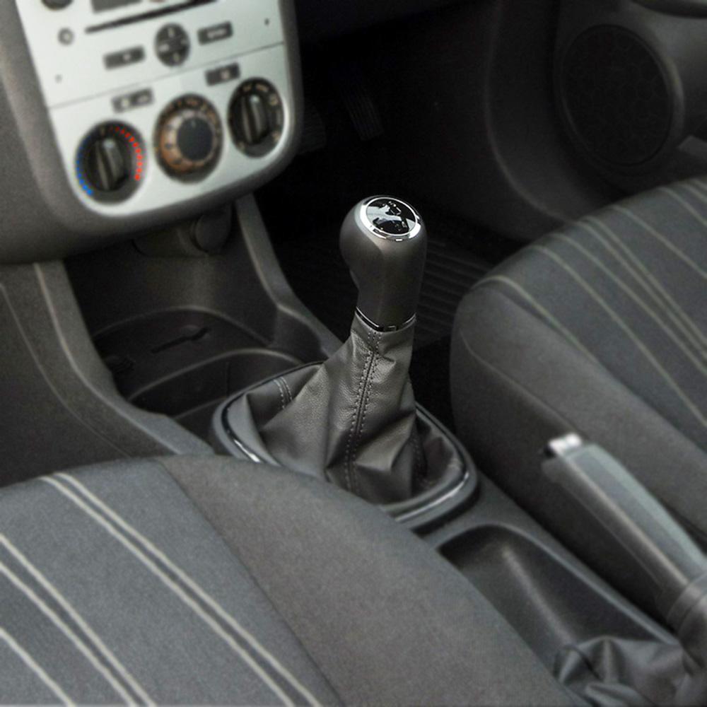 5/6 Speed Car Gear Shift Knob Lever Stick Gaitor Boot Cover For Opel/Vauxhall Corsa D 2006-2014 Car Styling