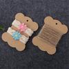 50 Pcs Paper Thread Bobbins Sewing Storage Winding Cardboard Thread Holder Embroidery Floss Bobbins Craft Supplies