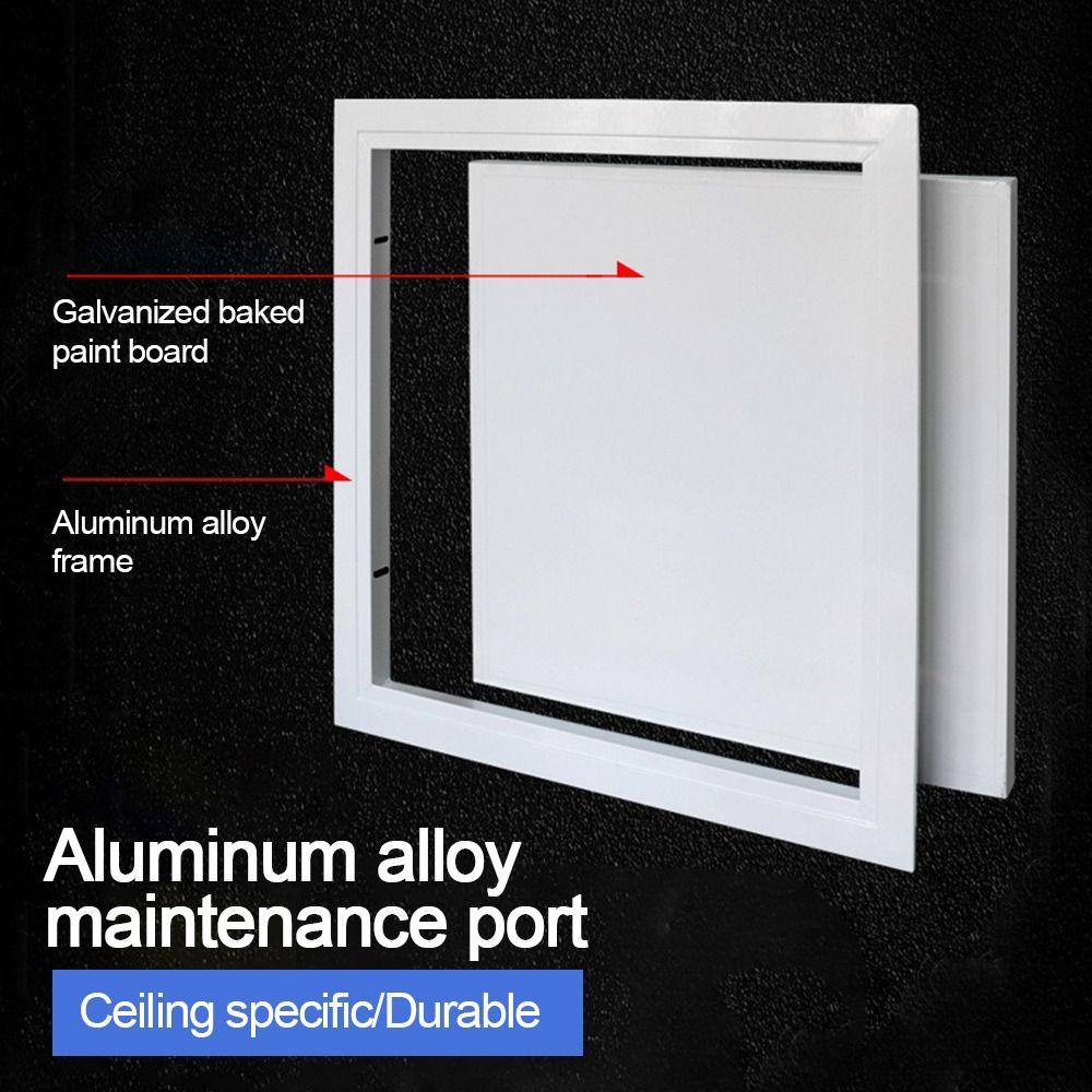 Durable Aluminum Alloy Access Panel Easy-Snap Removable Inspection Hole Opening Flush Inspection Port Hatch Decoration Universal