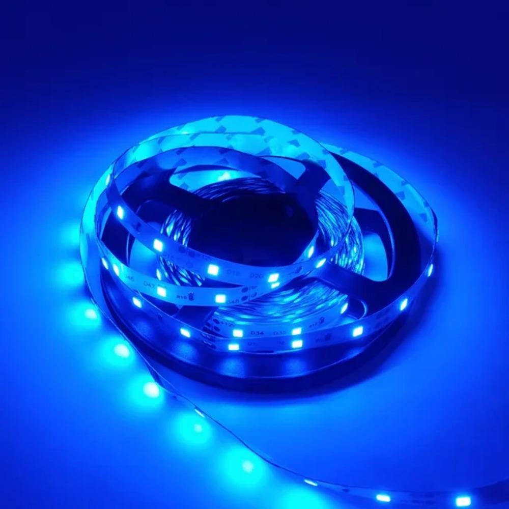 Светодиодная лента 5M SMD2835 12V Белый теплый красный зеленый синий RGB светодиодная водонепроницаемая гибкая лампа лента для декора комнаты