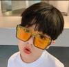 Ретро детские цельные солнцезащитные очки, Wind Rice Nails, индивидуальная мода и простота, удобные солнцезащитные очки с большой оправой