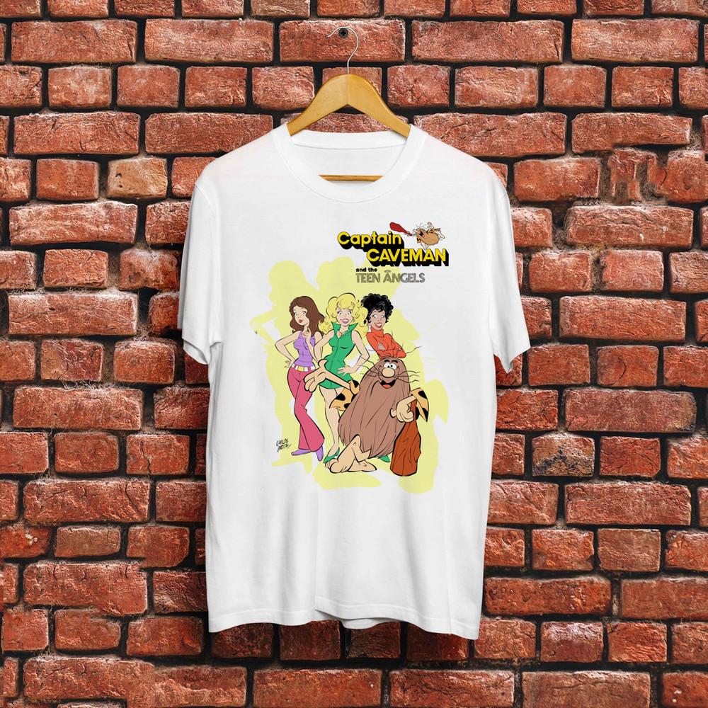 Captain Caveman and the Teen Angels T-Shirt Cotton Unisex S-5XL CO681 Unisex T-Shirt