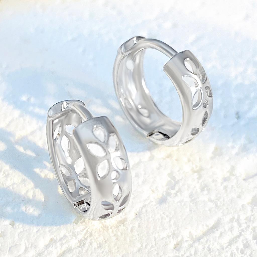 Модные универсальные серьги-кольца в новом инс-стиле, с нерегулярным полым принтом, персонализированные трендовые серьги-клипсы