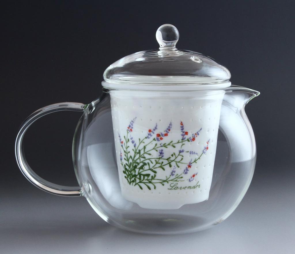 Arita Ware Celand Glass Stylish Pot, Lavender, FC-550C