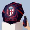 Bologna FC Manual Five Fold 8 Rib Umbrella Support Custom Text, Lightweight Travel Umbrella
