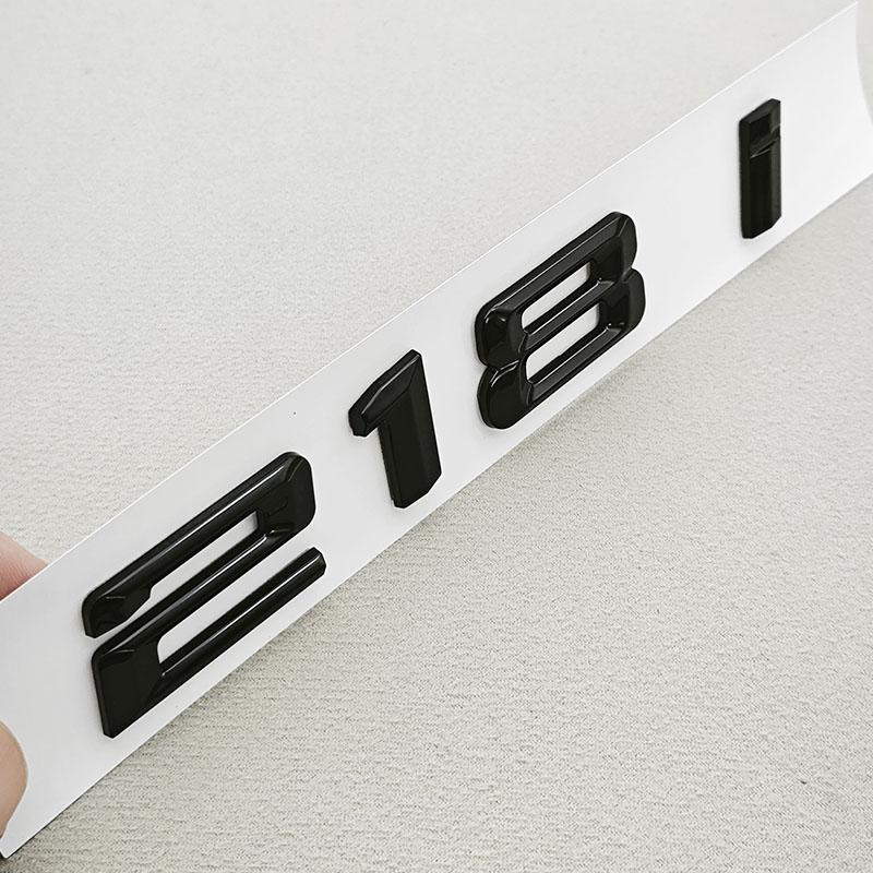 3D ABS Car Letters Rear Trunk Badge Logo 218i 220i 230i Sticker Emblem Decals For BMW F22 F23 218i 220i 225i 230i Tail Marking ia2