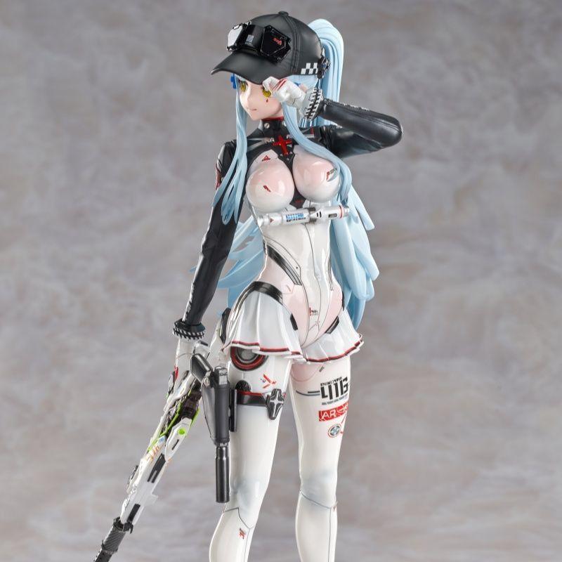 24 см Игровая Фигурка Girls' Frontline Hk416 Милые Фигурки Девушек Статуя Коллекционная Модель Декор Стола Модель Кукла Подарок на День Рождения Игрушки