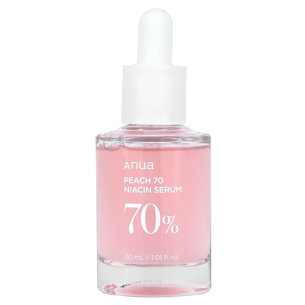 Anua Peach 70% Niacin Serum, 1.01 Fl Oz (30 Ml)