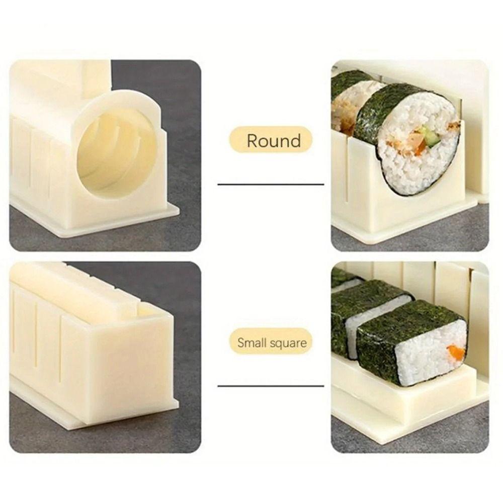 Food Grade Sushi Maker Equipment Reusable Sushi Making Tool Set Sushi Rolls Mold Set  Cooking Tools