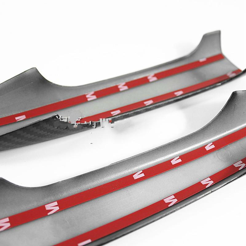 For Toyota Mark X 2010 2011 2012 2013 2014 2015 2016 Carbon Fiber Car Door Handle Cover Pad Sticker Overlay Styling