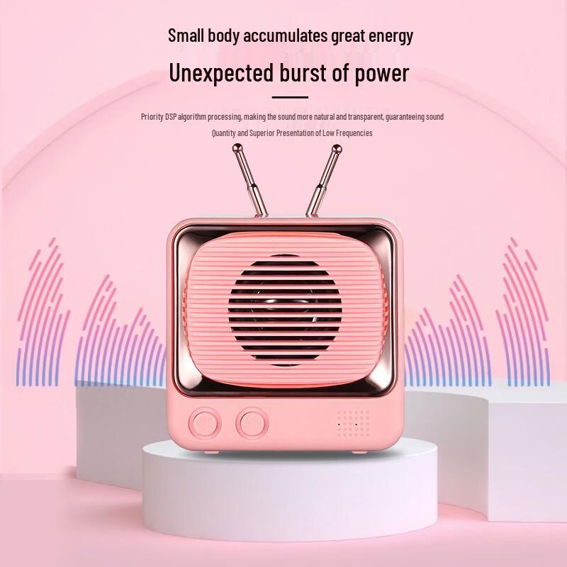 DW02 Retro TV Style Bluetooth Speaker