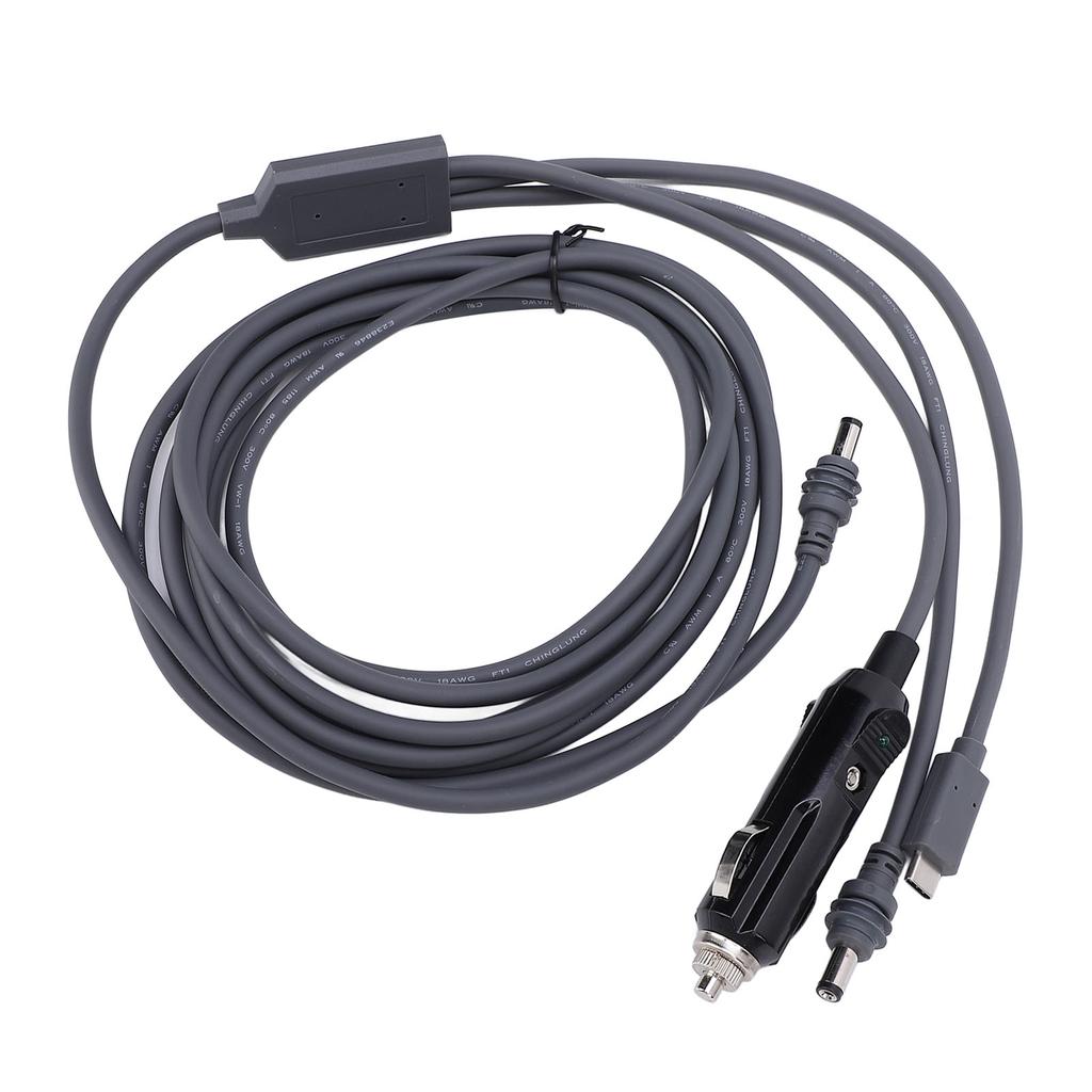 Кабель питания постоянного тока для спутниковой связи, сменный удлинительный кабель постоянного тока типа C с вилкой постоянного тока, водонепроницаемая вилка и
