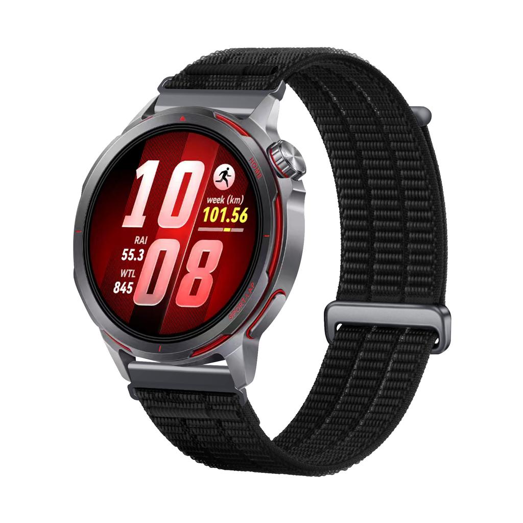 Universal 18/20/22mm wristbands  Huawei WATCH GT/Runner2, Garmin ActiveS/GT4with breathable and gradient-textured nylon fabric for a comfortable fit