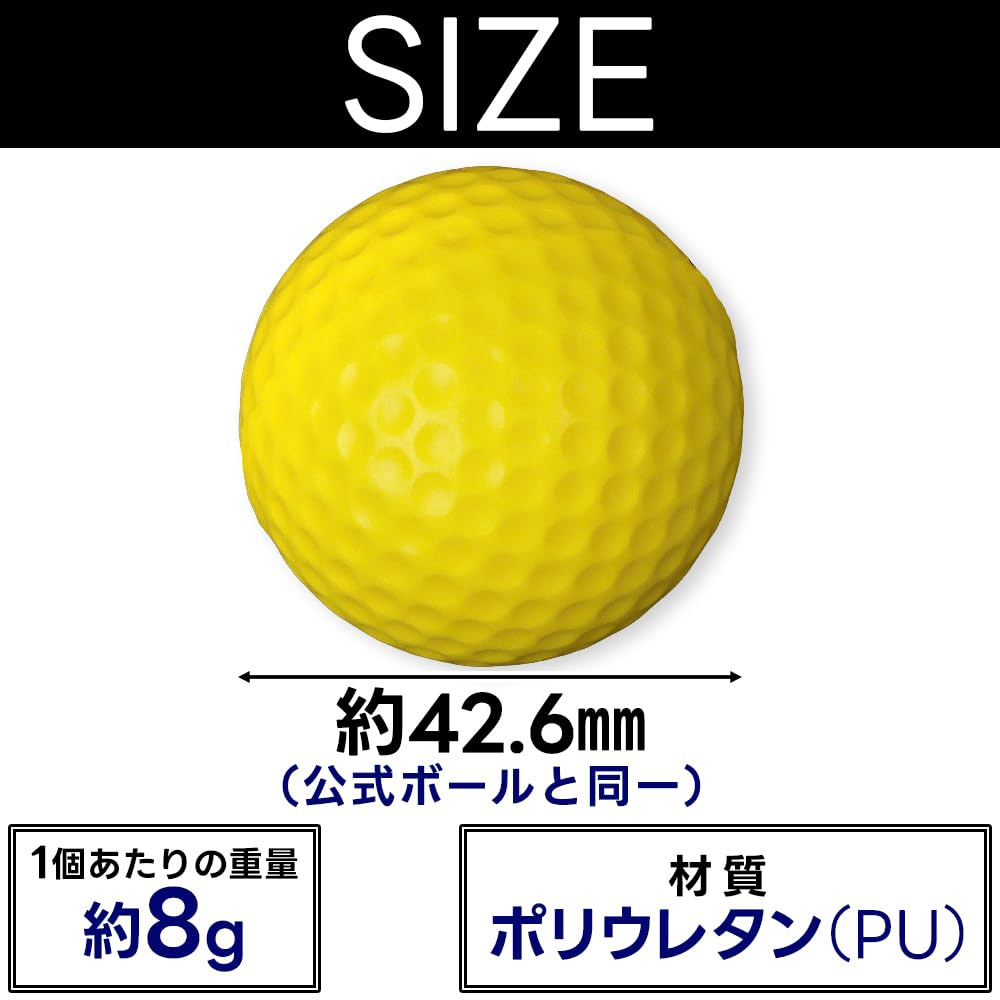 G Golf Ball Set for Indoor 12 Driving Approach Hitting Feel TMR.Breath Training, Balls, Range, Practice, Impact,