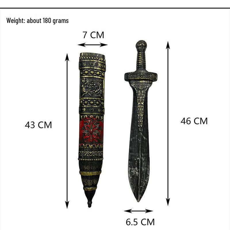 Pirate Skull Handle Cutlass Toy Prop Sword