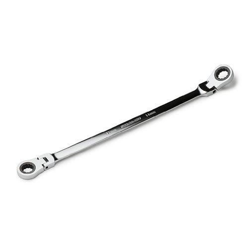 Straight Open End Ratchet Wrench, Long Flex, 12 X 14 Mm, 11-5123